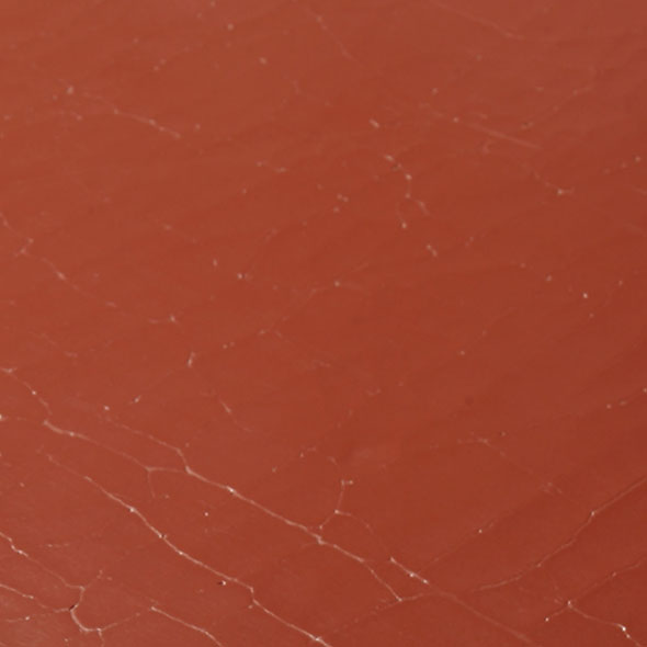 Red Crackled Linen Lacquer - Laquer Finish
