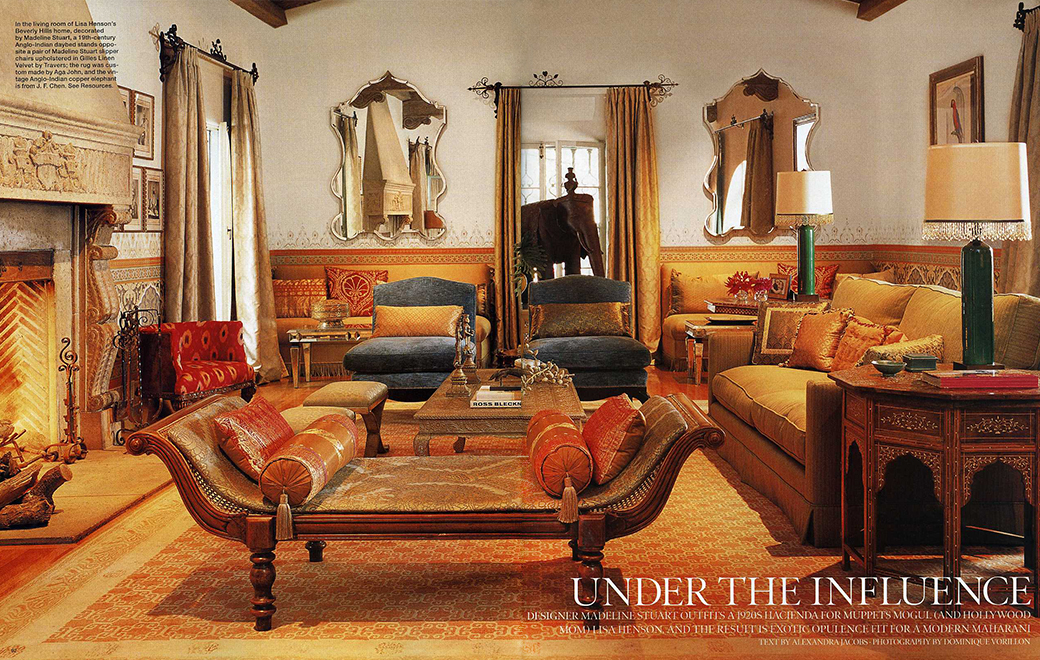 Elle Decor Under the Influence January/February 2007