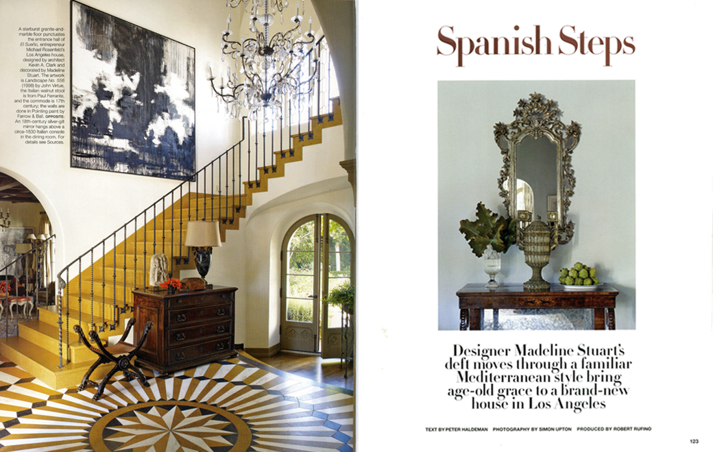 Architectural Digest Spanish Steps April 2011