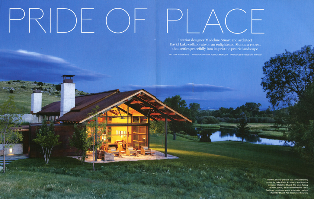 Architectural Digest Pride of Place June 2012